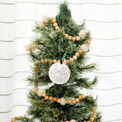 Tin + Velvet Christmas Ornament
