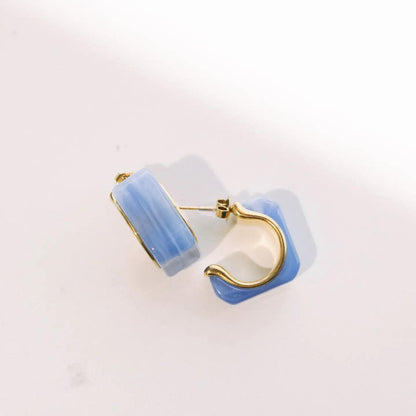 Color Coded Hoop Earrings