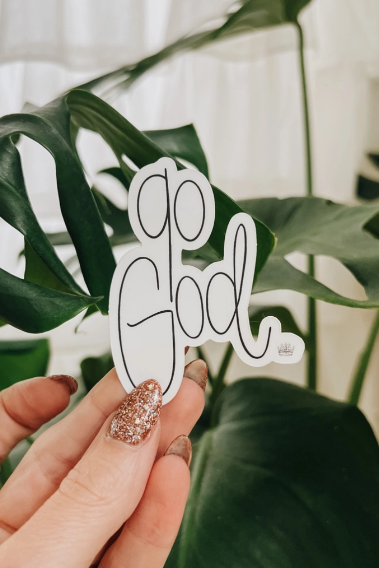 Go God Sticker