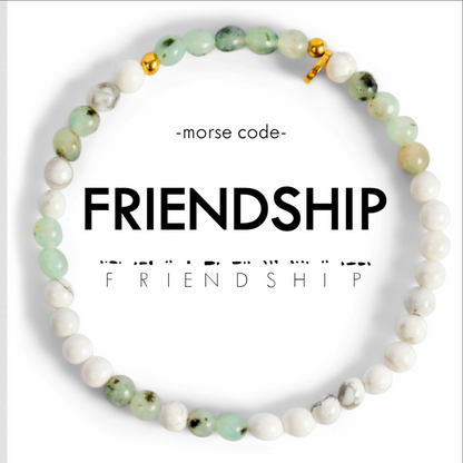Beaded bracelet with &