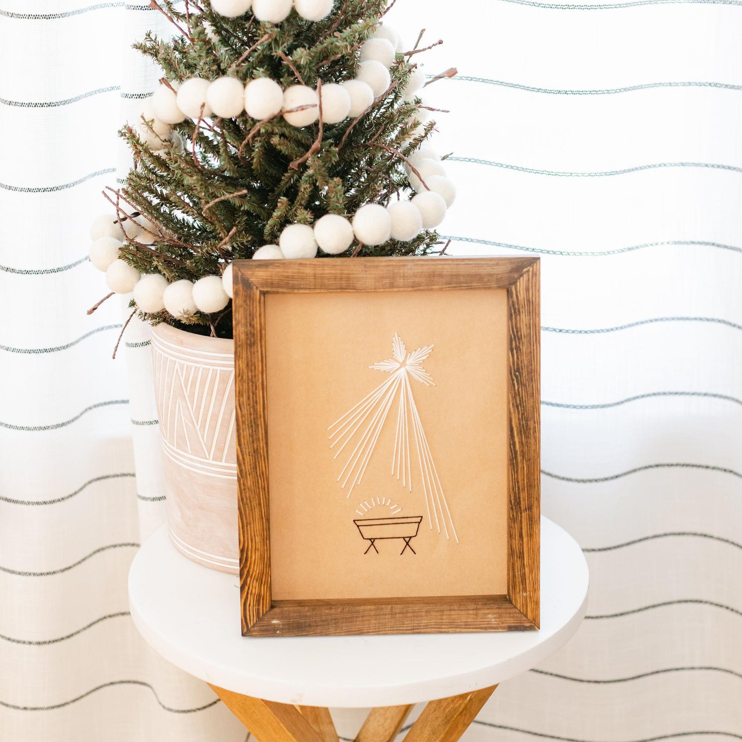 Behold Stitched Sign