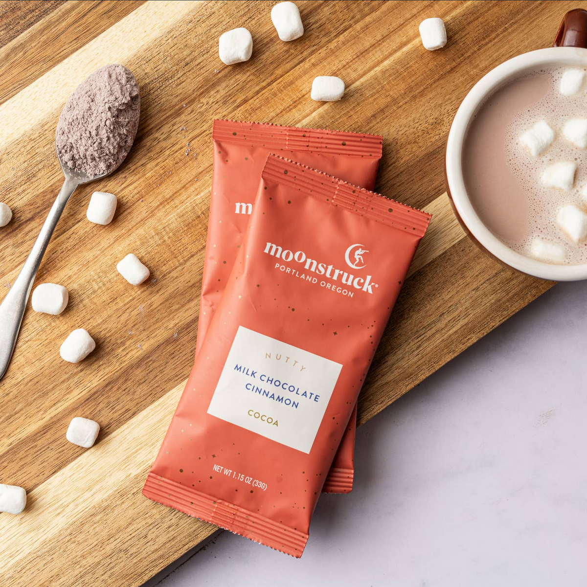 Nutty: Cinnamon Milk Chocolate Hot Cocoa