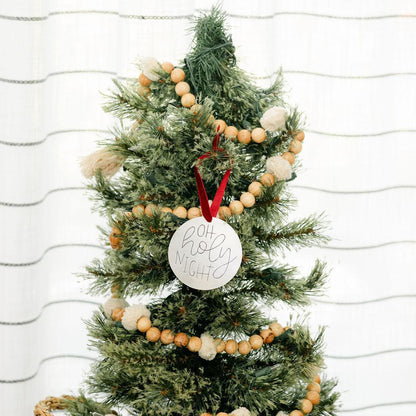 Tin + Velvet Christmas Ornament