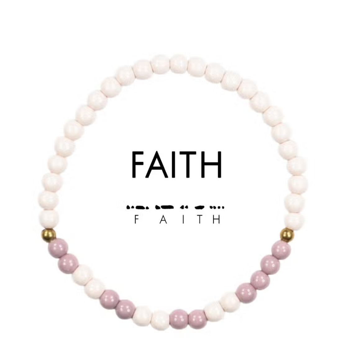 Faith Morse Code Bracelet