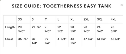 Togetherness Easy Tank