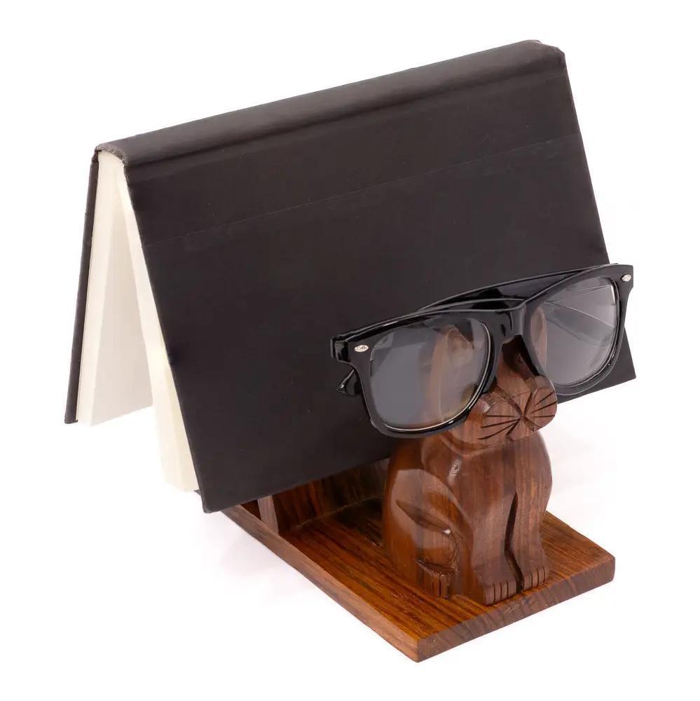 Cat Book + Glasses Caddy