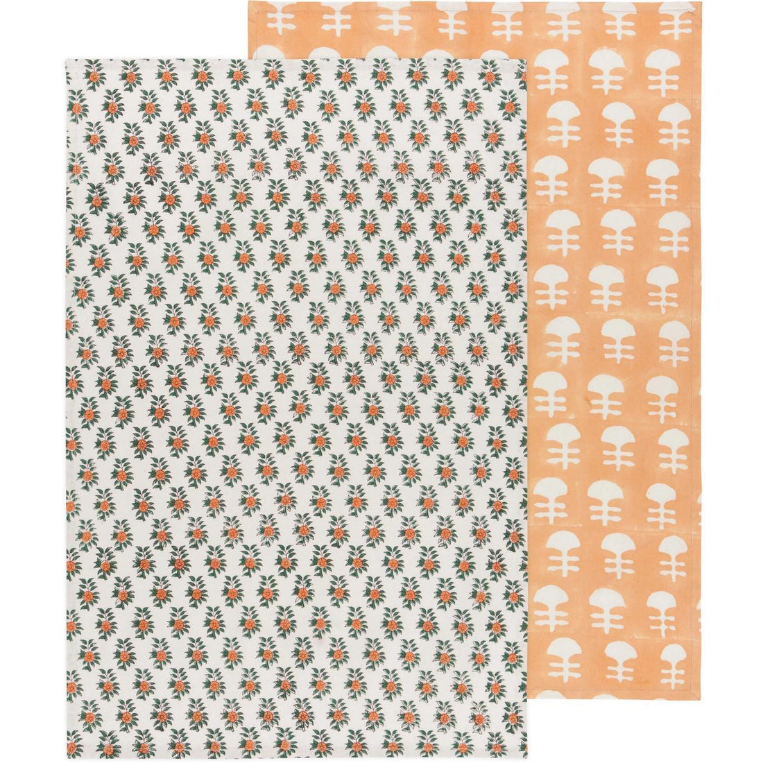 Gather Block Printed Dishtowel Set