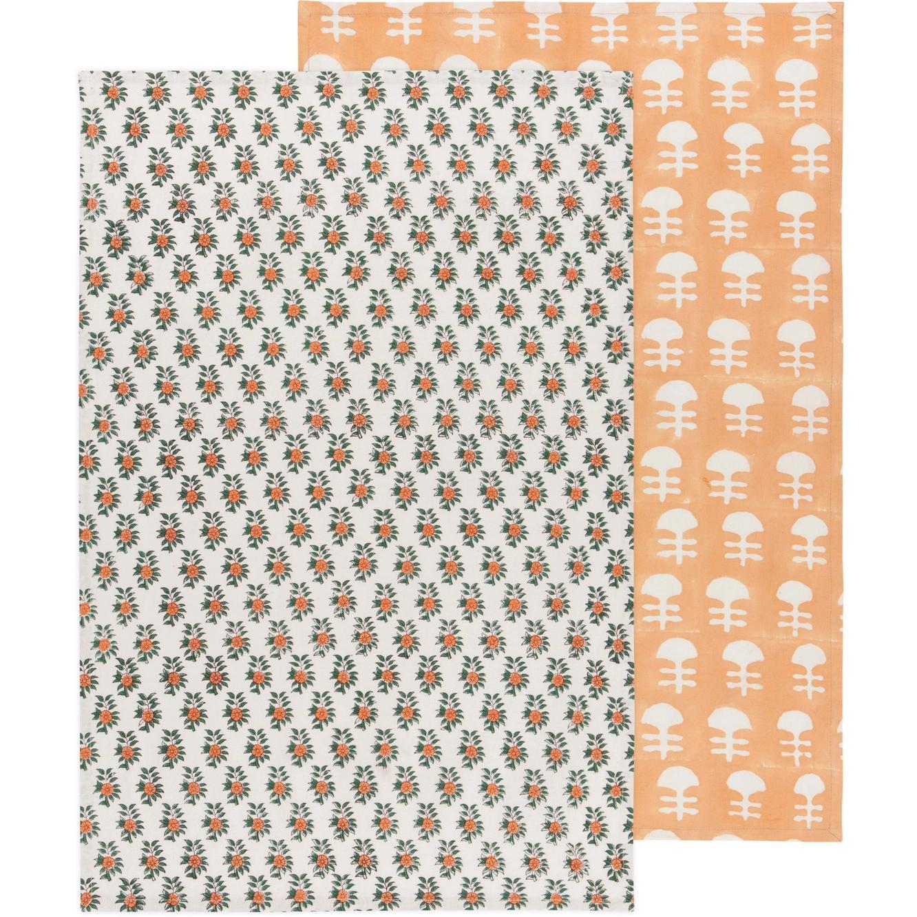 Gather Block Printed Dishtowel Set