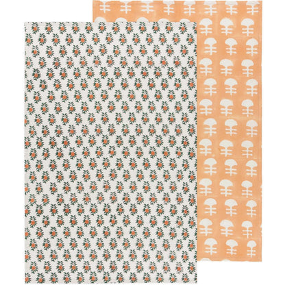 Gather Block Printed Dishtowel Set