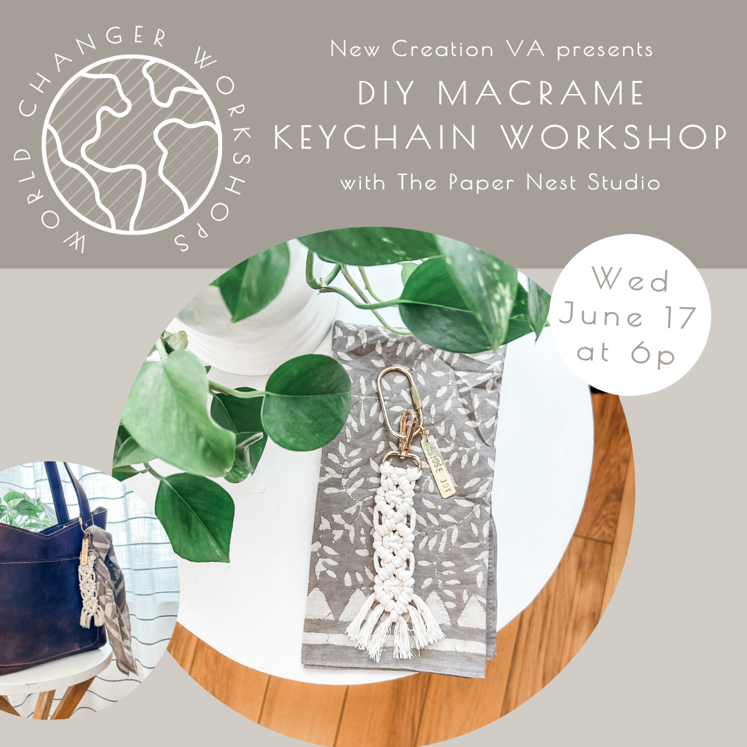 DIY Macrame Keychain Workshop