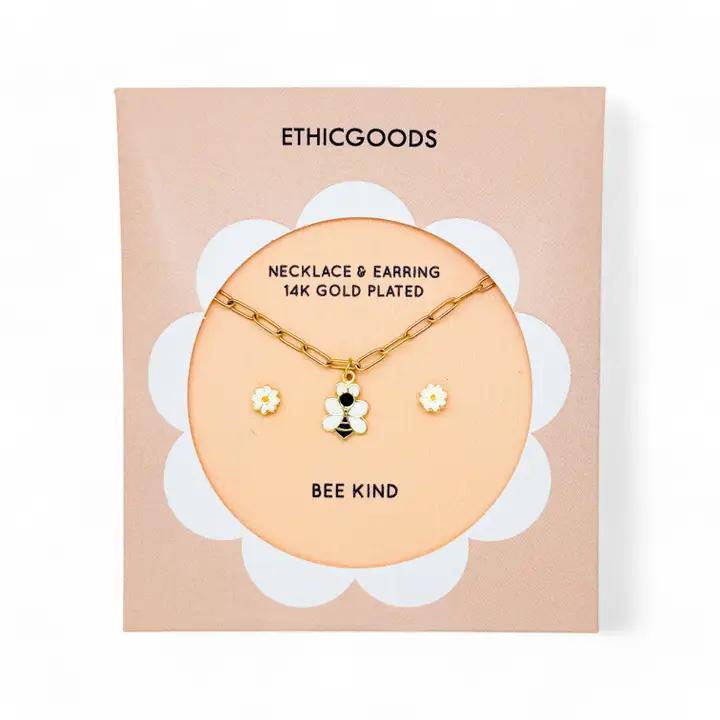 Kids Necklace + Earring Set
