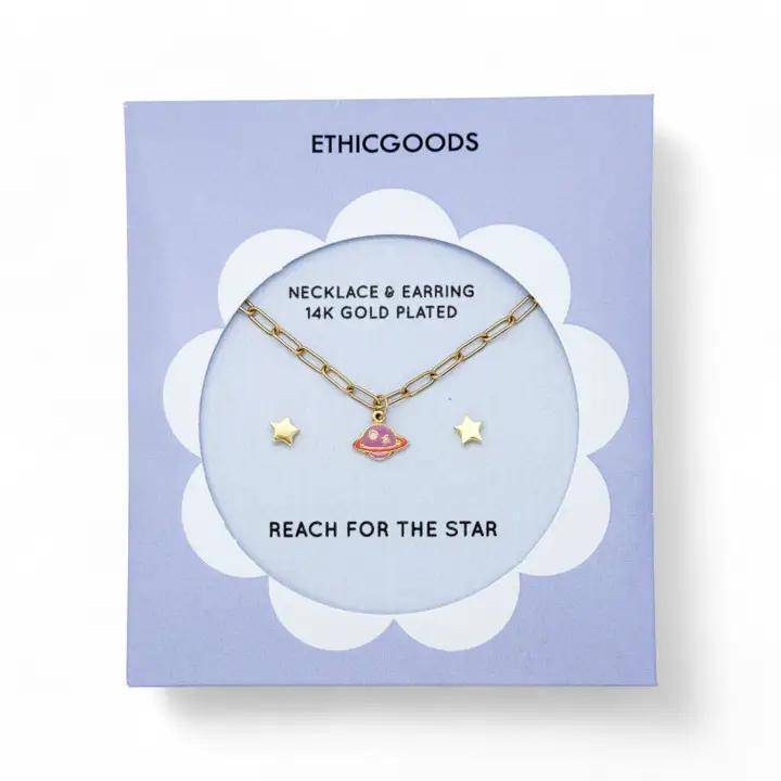 Kids Necklace + Earring Set