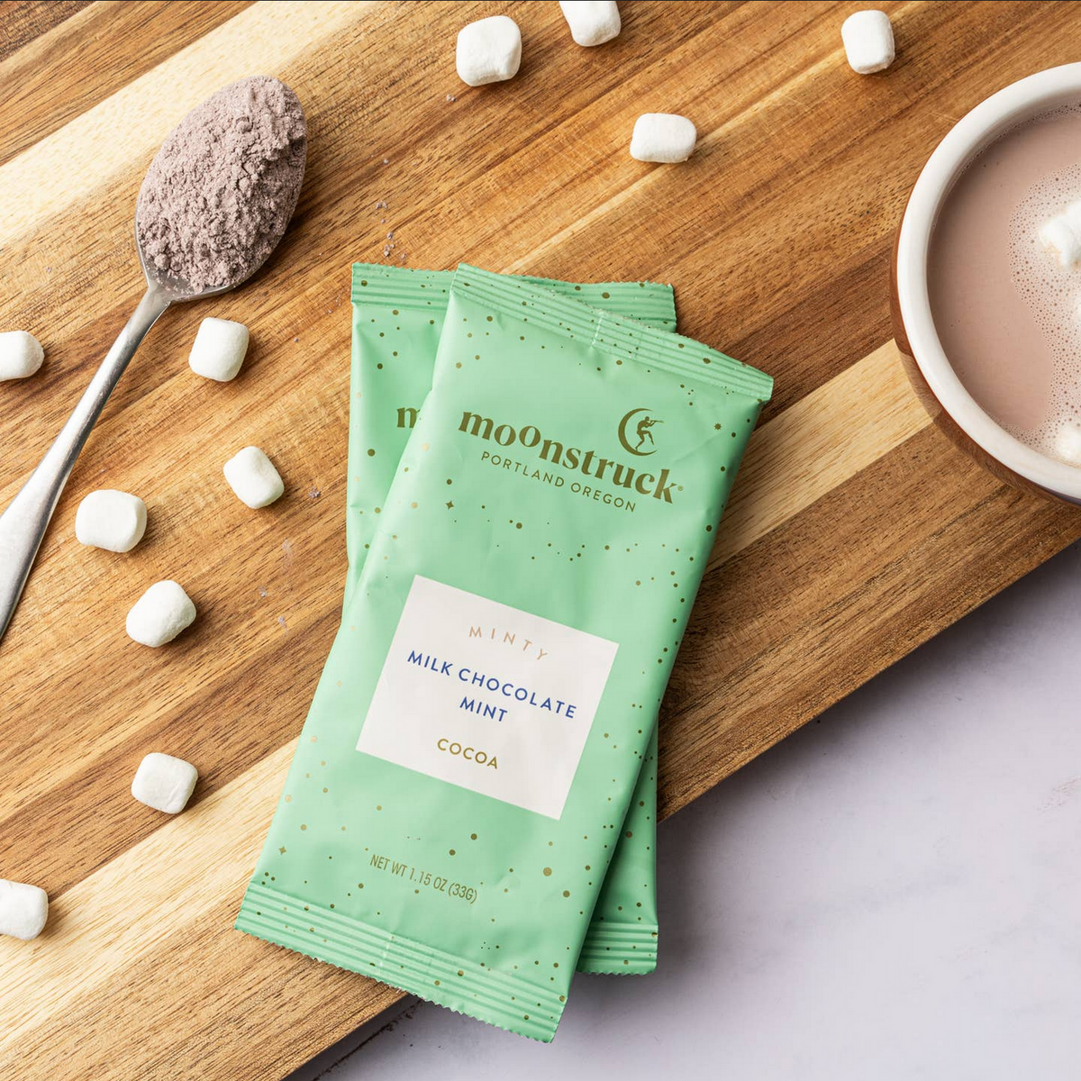 Minty: Mint Milk Chocolate Hot Cocoa
