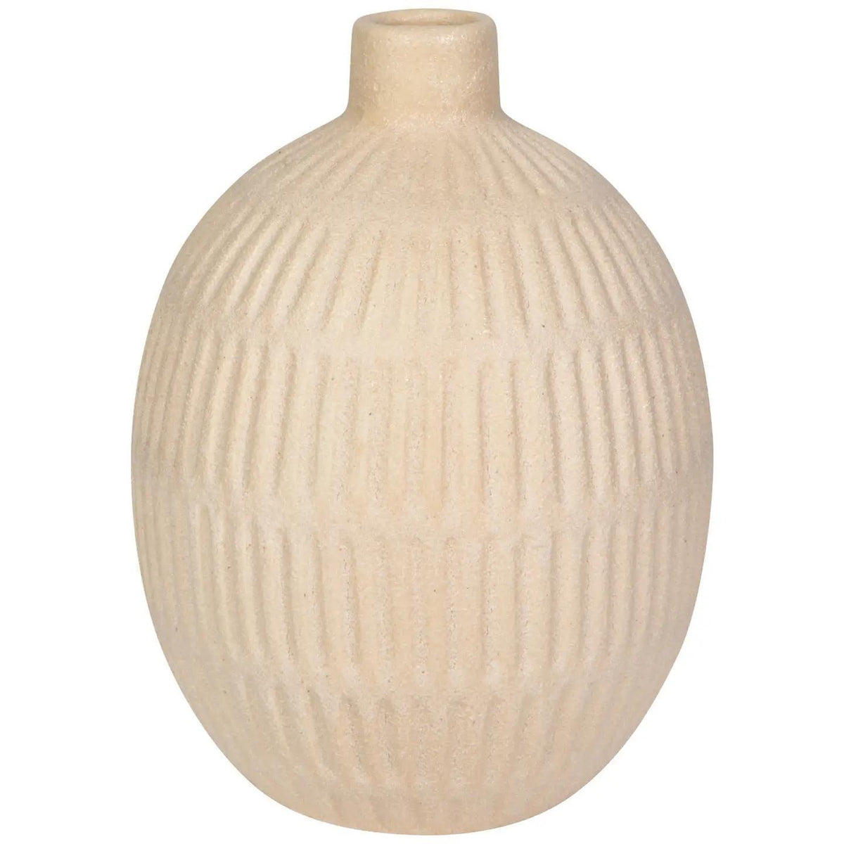 Sand Ceramic Bud Vase