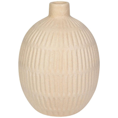 Sand Ceramic Bud Vase