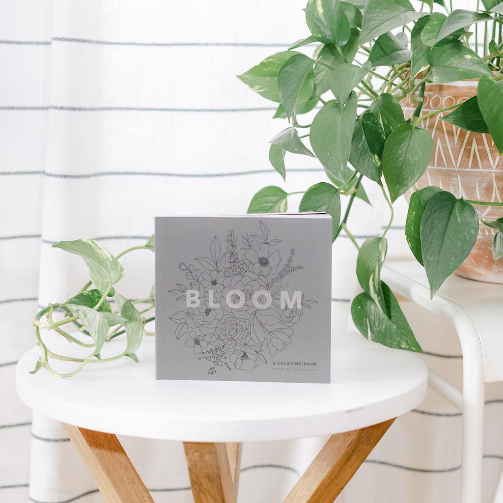 Bloom Floral Coloring Book