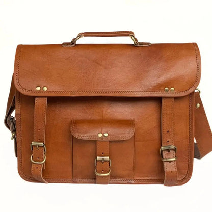 Leather Messenger Bag