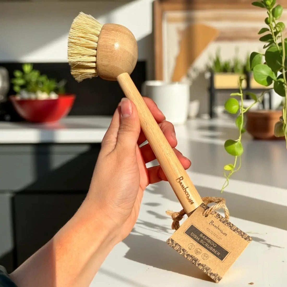 Bamboo Dish Scrubber
