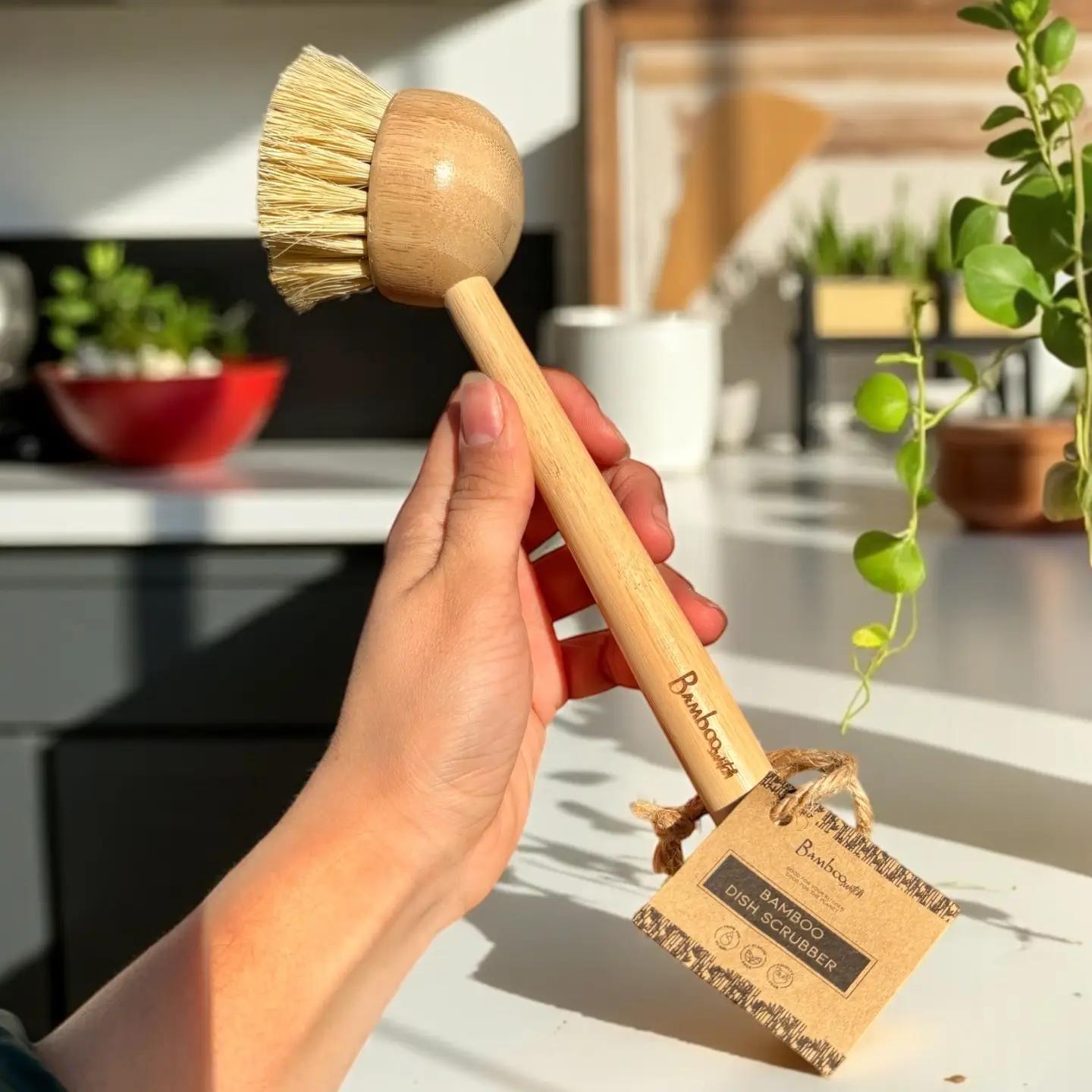 Bamboo Dish Scrubber