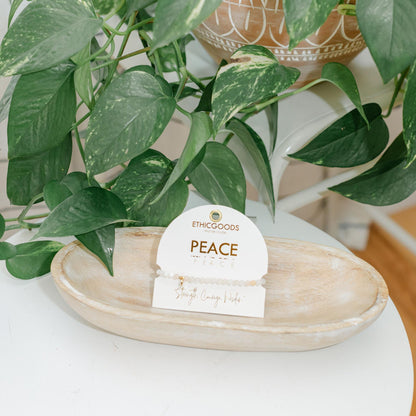 Potted plant with a &