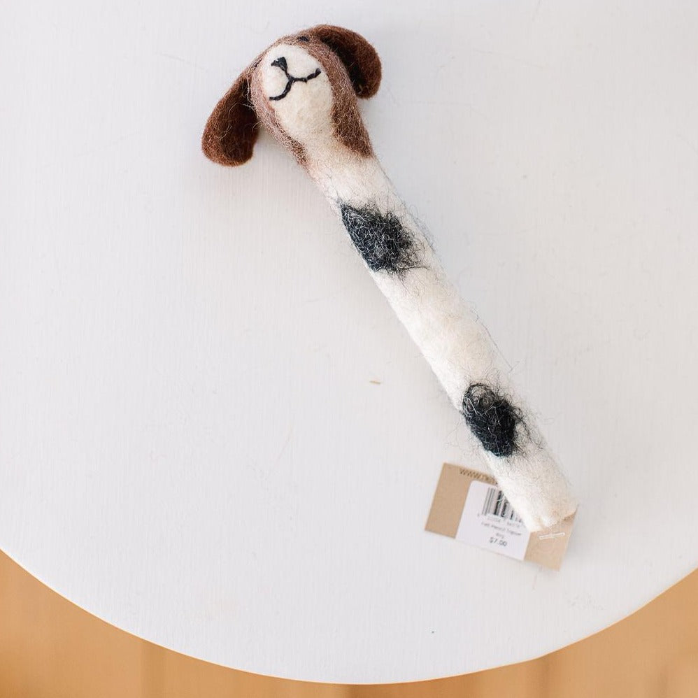 Dog Felt Pencil Topper