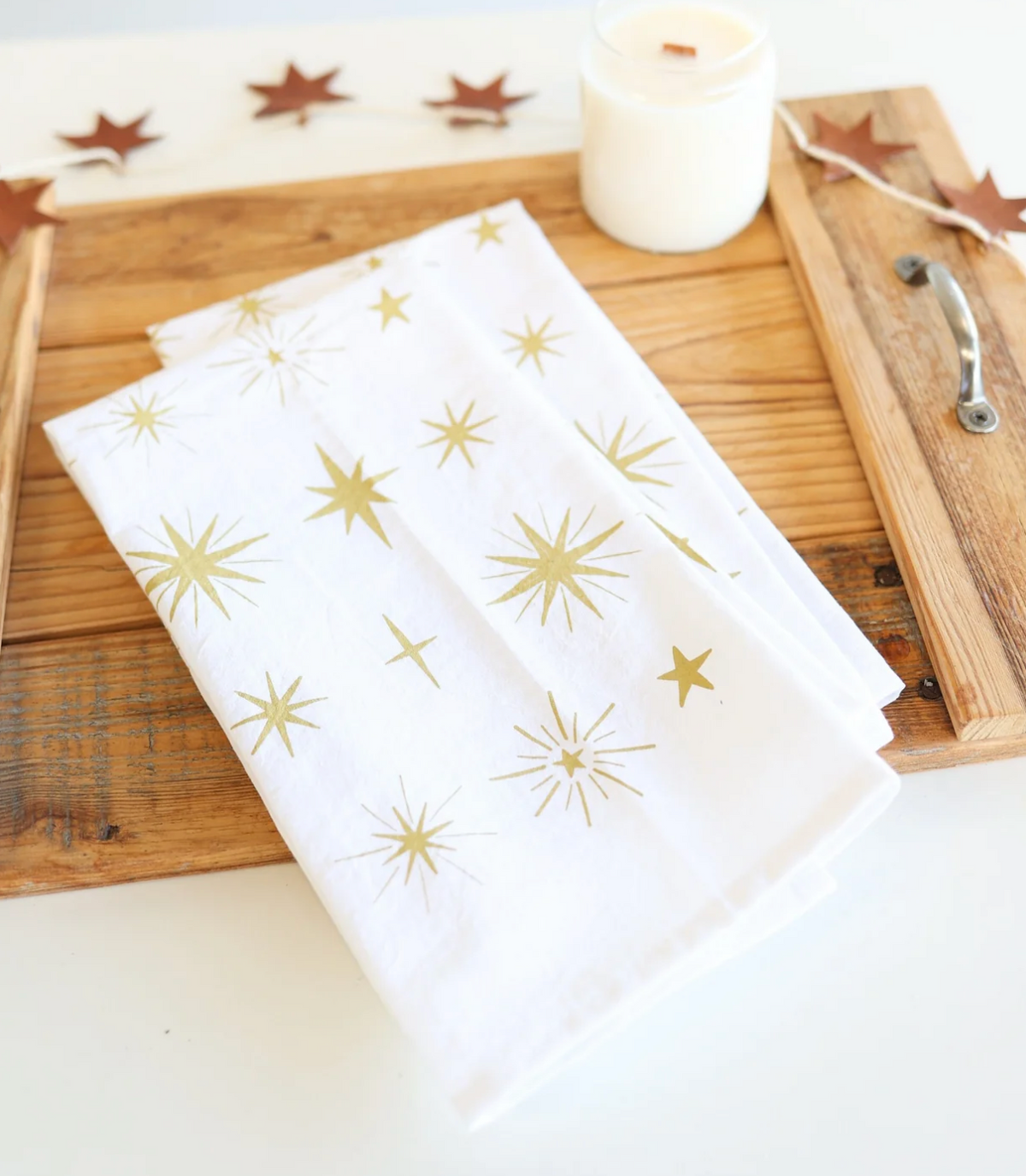 Starlight Pattern Tea Towel