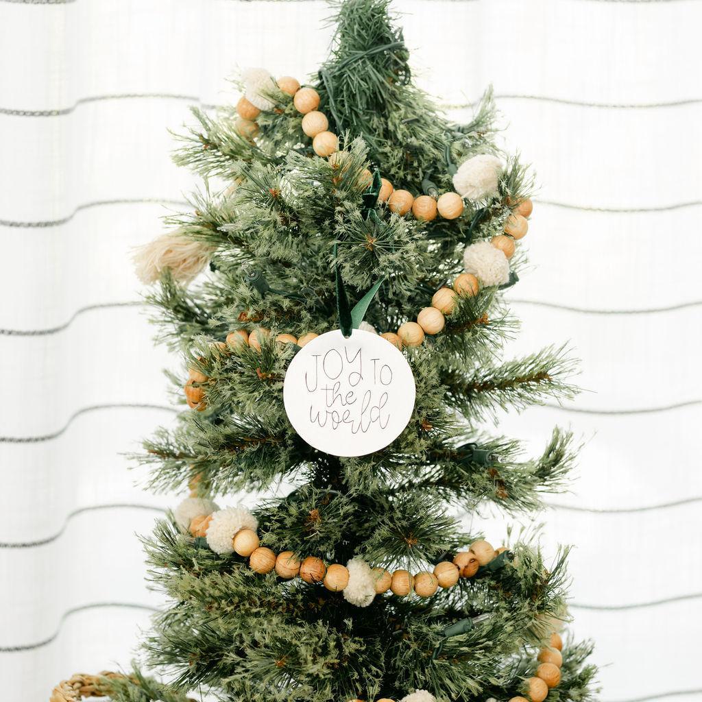 Tin + Velvet Christmas Ornament