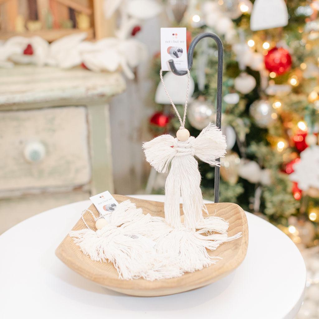 Macrame Angel Ornament