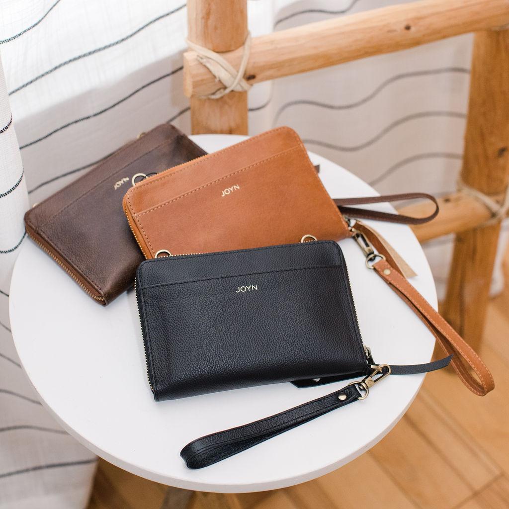 Crossbody Leather Wallet