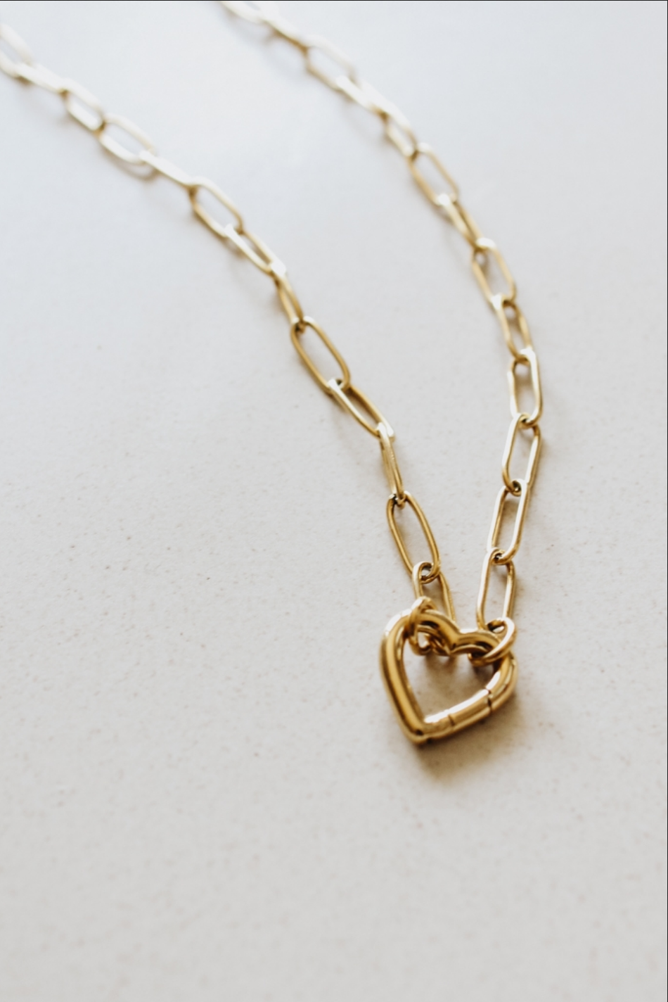 Open Heart Necklace