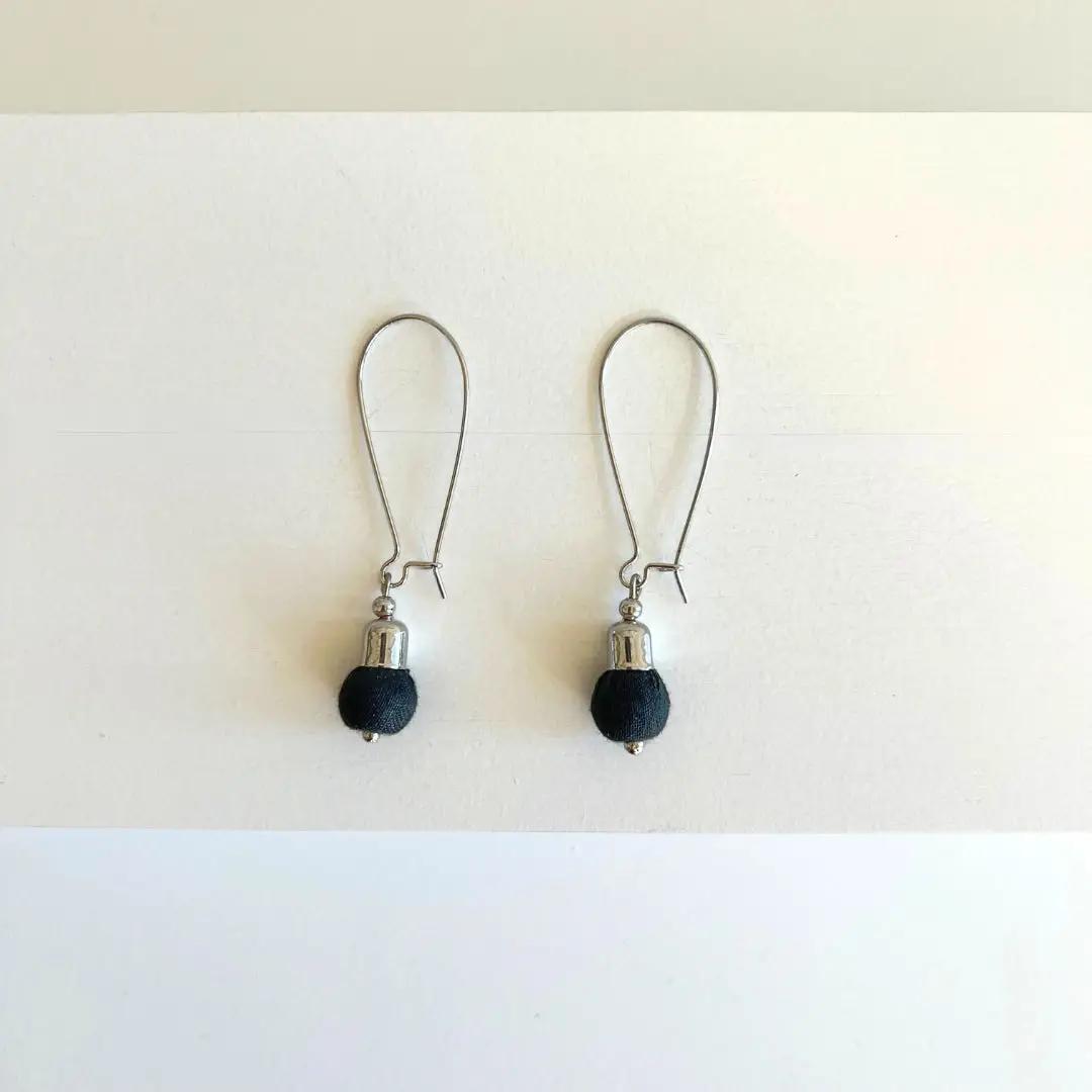 Sari Single Bead Earrings