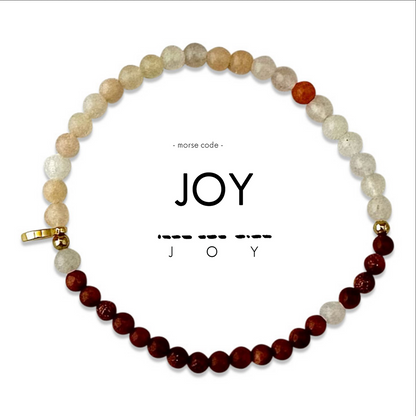 Beaded bracelet with &