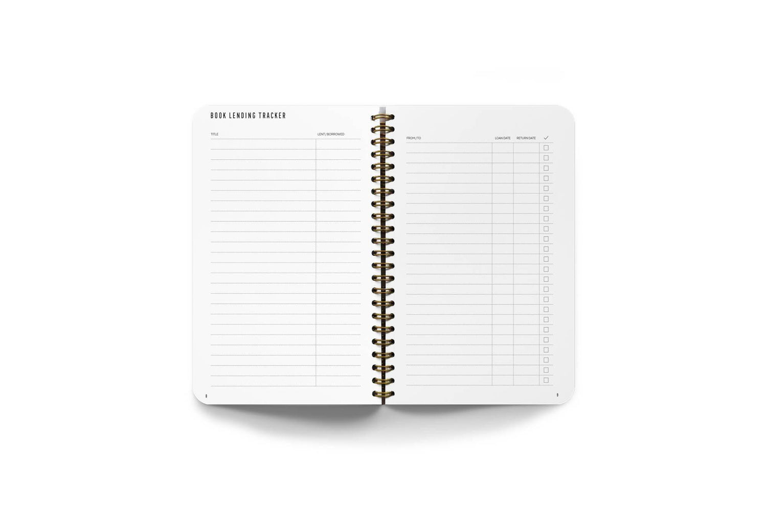 Big Books Reading Journal
