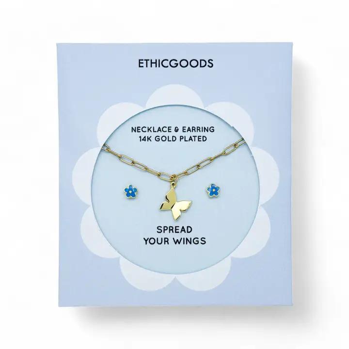 Kids Necklace + Earring Set