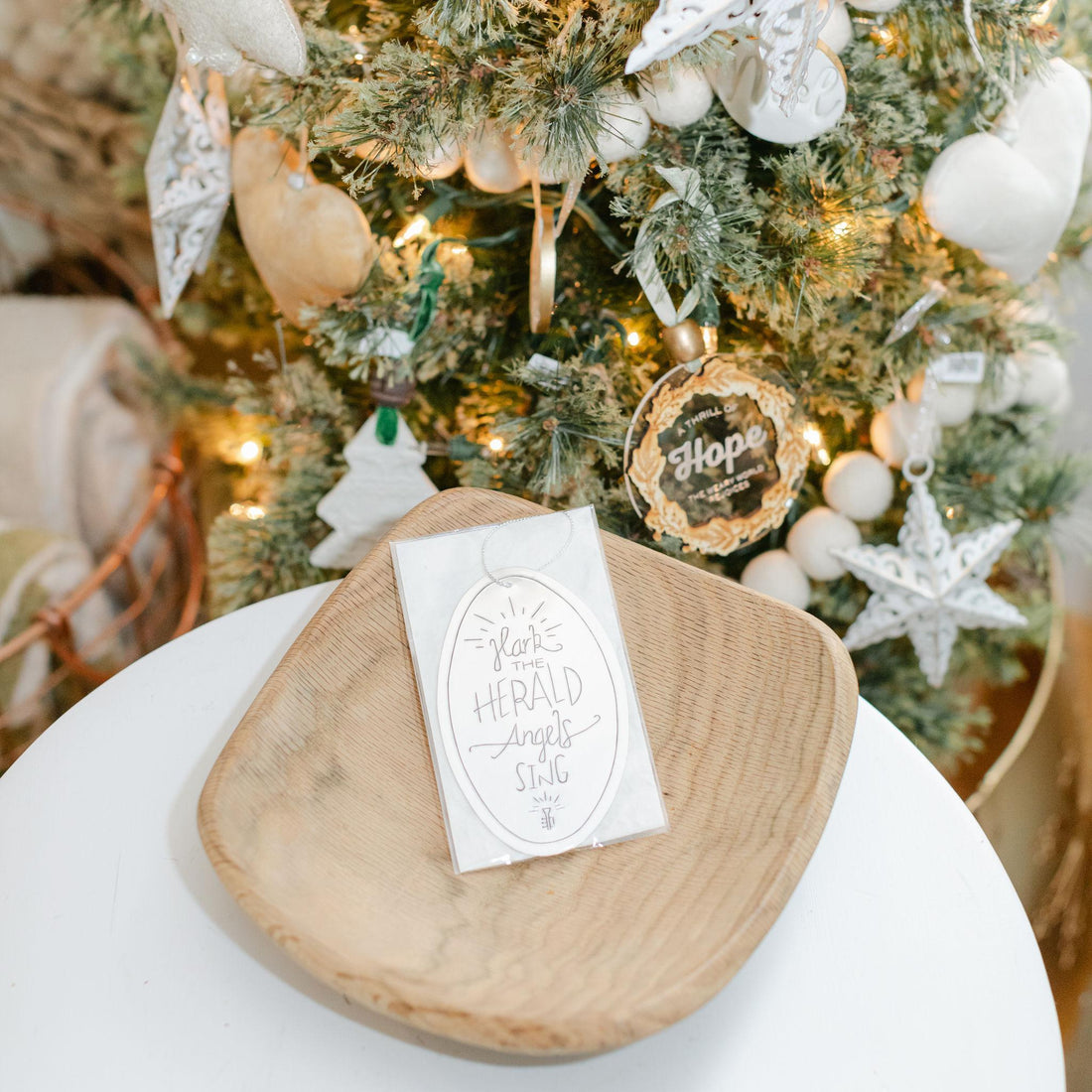 Hark the Herald Tin Ornament