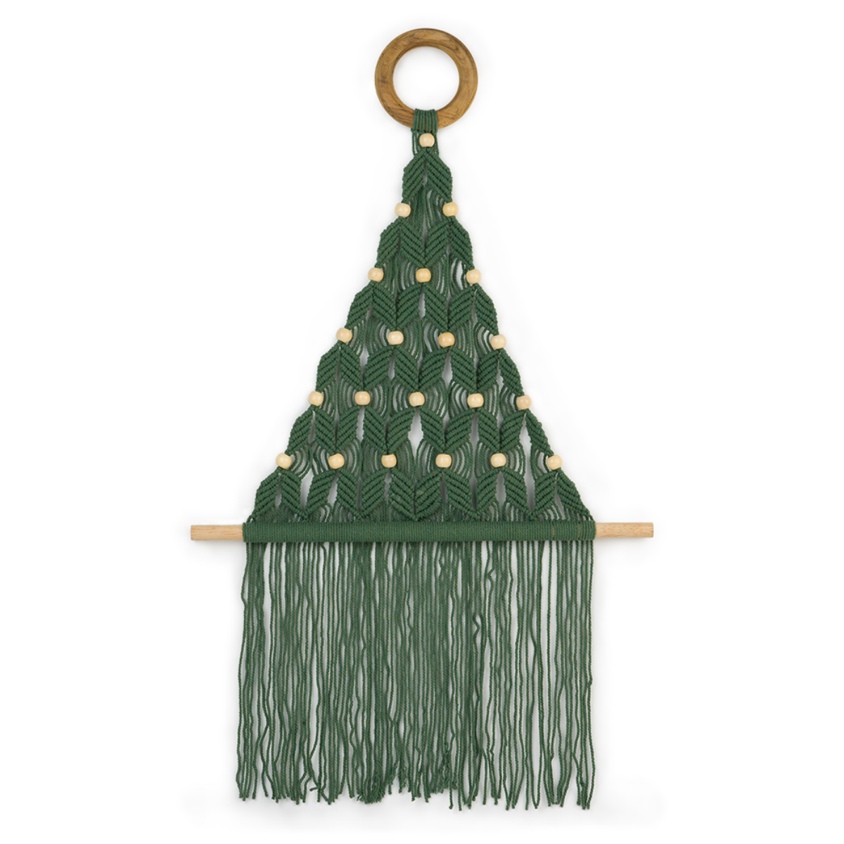 Macrame Christmas Tree Wall Hanging