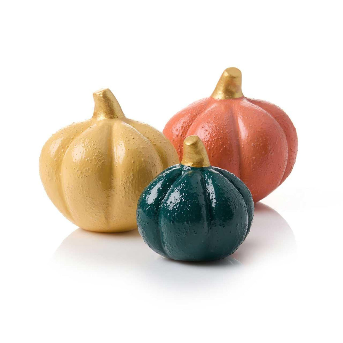 Golden Harvest Textured Pumpkins