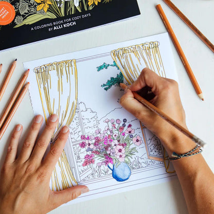 Still Life Adult Coloring Book