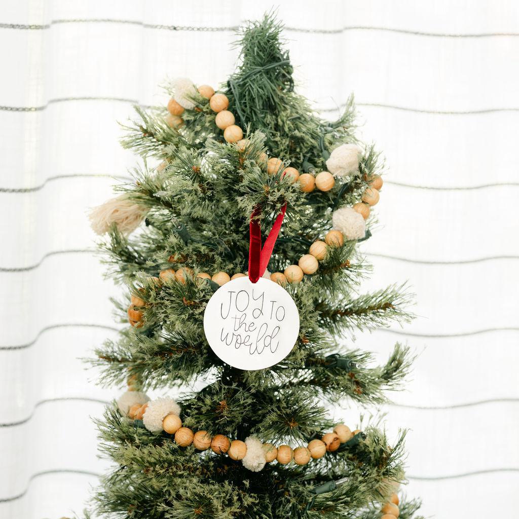 Tin + Velvet Christmas Ornament