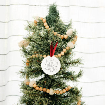 Tin + Velvet Christmas Ornament