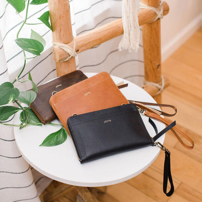 Crossbody Leather Wallet