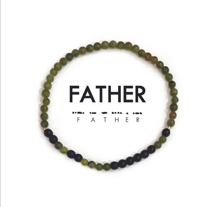 Father Morse Code Bracelet