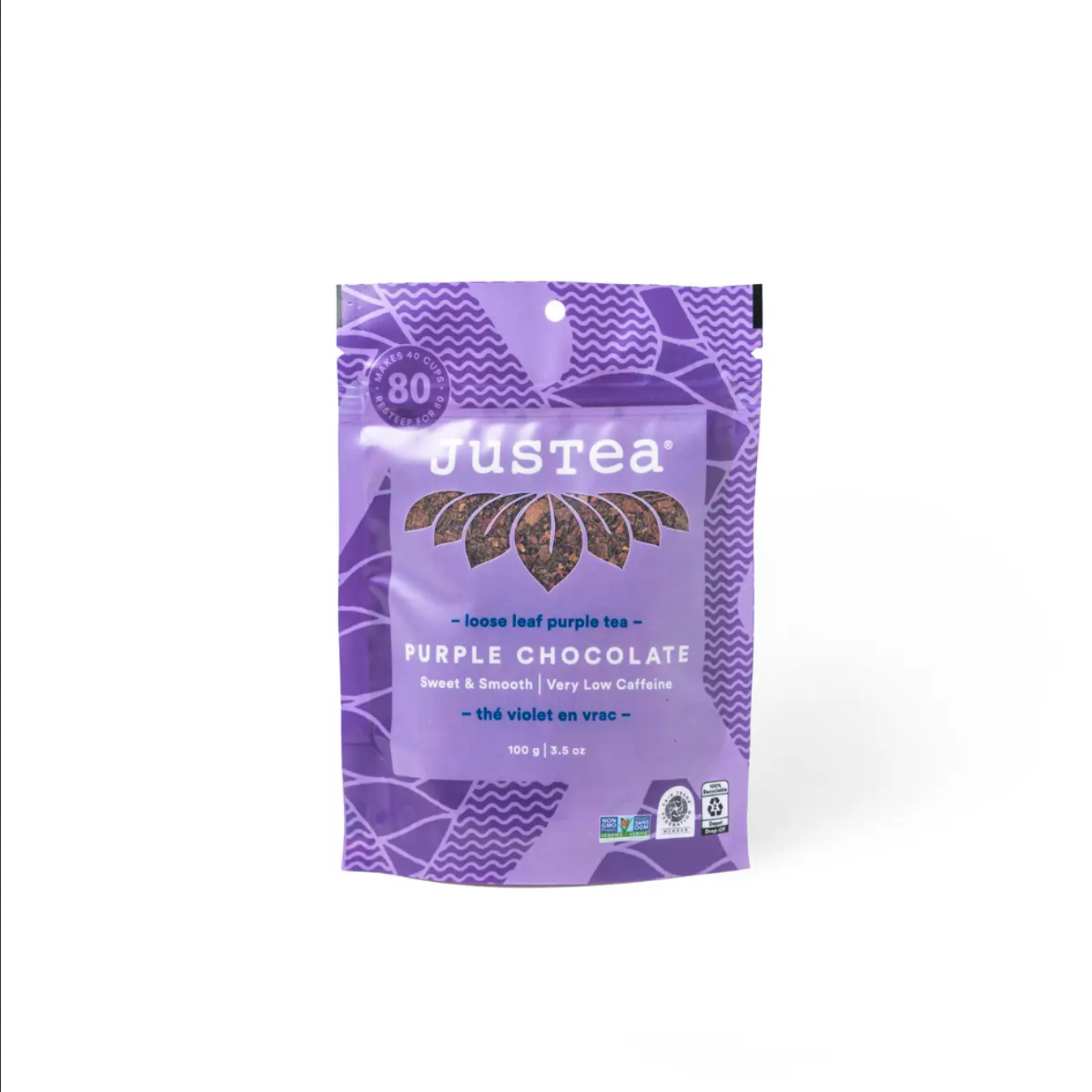 Purple Chocolate Tea Pouch