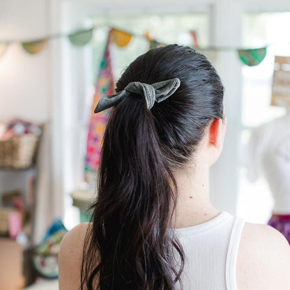 Dark Gray Knot Headband