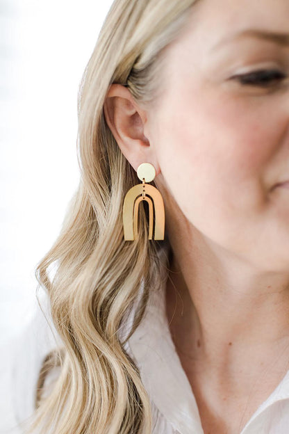 Double Arch Post Earrings