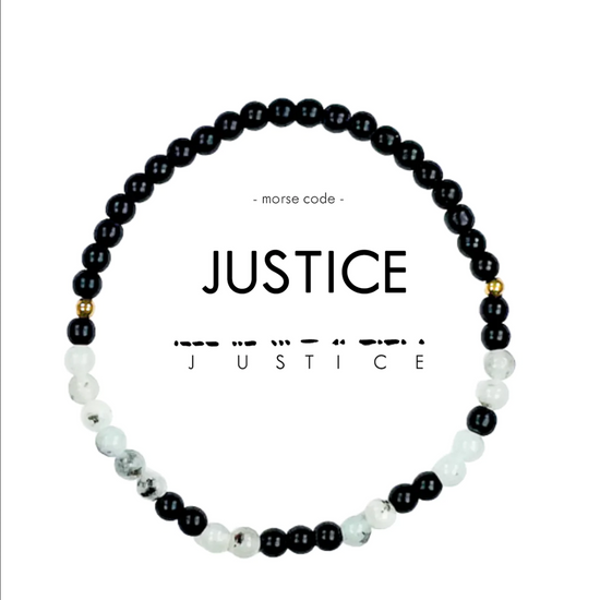 Justice Morse Code Bracelet