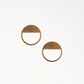Cut Out Circle Post Earrings